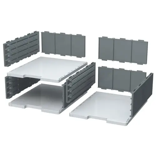 6 Modules pour monter 12 cases sur 2, 3 ou 4 colonnes. photo du produit