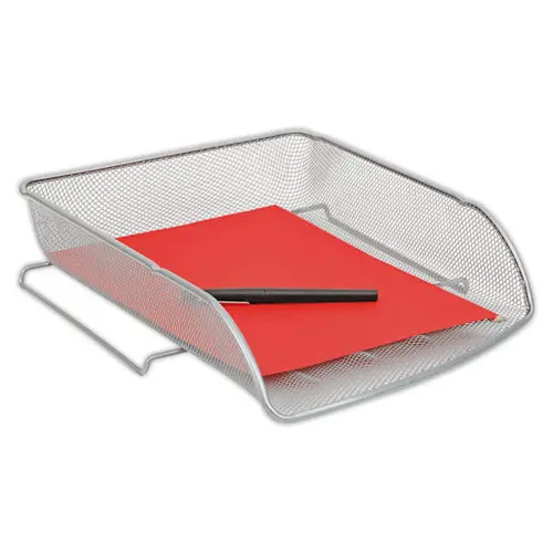 Corbeille à courrier - métal gris - ALBA photo du produit