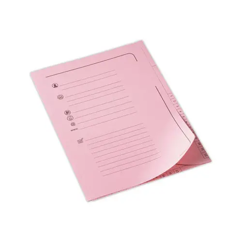 25 Chemises sous-dossier pastel - Rose - FIDUCIAL photo du produit