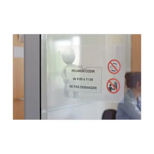 10 &Eacute;Tiquettes adh&eacute;sive A3 transparentes personnalisables photo du produit