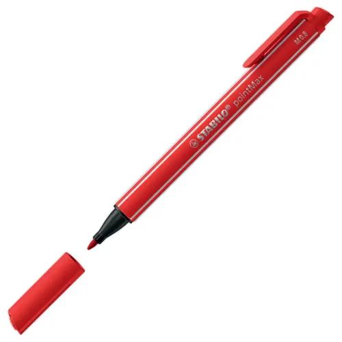 Stylo-feutre pointMax - Pointe moyenne - Rouge - Stabilo photo du produit