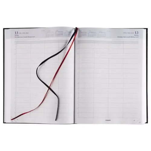 Agenda journalier Bremax 2 Noir - 21 x 29 cm - BREPOLS photo du produit