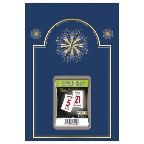 Calendrier journalier à effeuiller - 17 x 25 cm - Coloris assortis - Janvier à décembre photo du produit