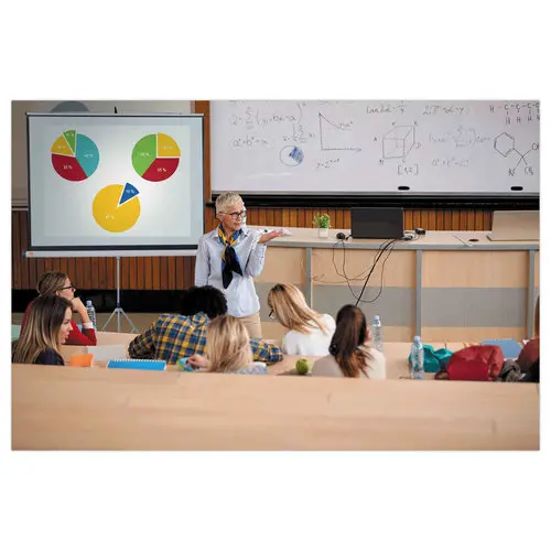 Ecran de projection avec trépied - 175 x 115 cm - NOBO photo du produit