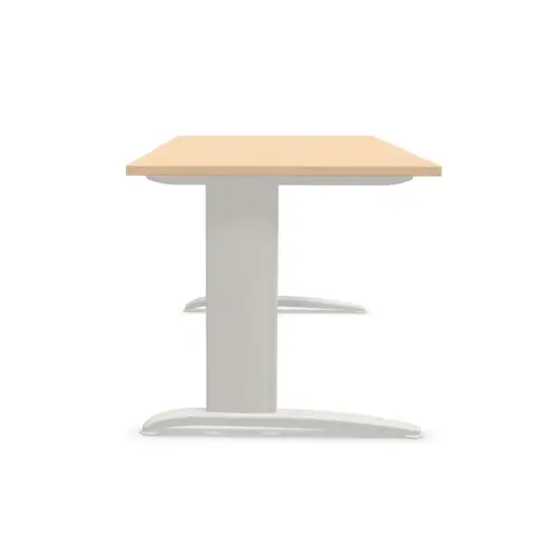 Bureau Buenos Aires - 160 x 80 cm - Hêtre et pieds aluminium - Fiducial photo du produit
