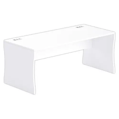 Bureau BUDAPEST 180 x 80 blanc photo du produit