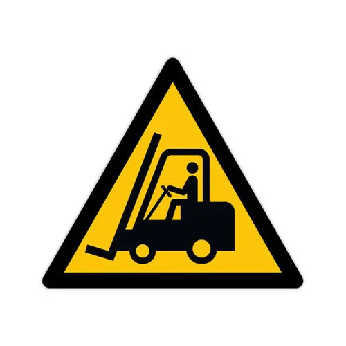 Adhésif sol anti-dérapant danger chariots photo du produit