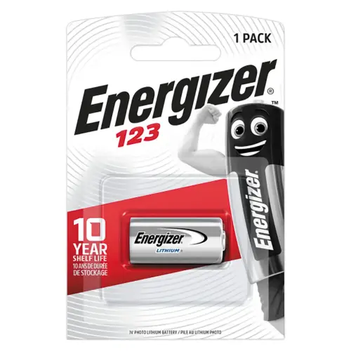 Pile lithium 123 - 3V - ENERGIZER photo du produit