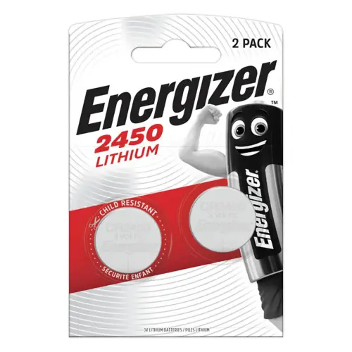 2 Piles lithium - CR2450 (3V) - ENERGIZER photo du produit