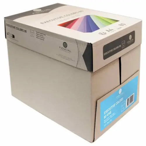 Ramette de 500 feuilles papier couleurs vives A4 Executive Colors - Bleu - Fiducial photo du produit