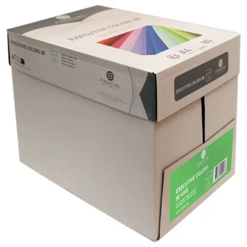 Ramette de 500 feuilles papier couleurs vives A4 Executive Colors - Vert - Fiducial photo du produit
