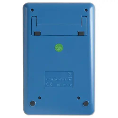 Calculatrice bleue colorée M12 - Access photo du produit