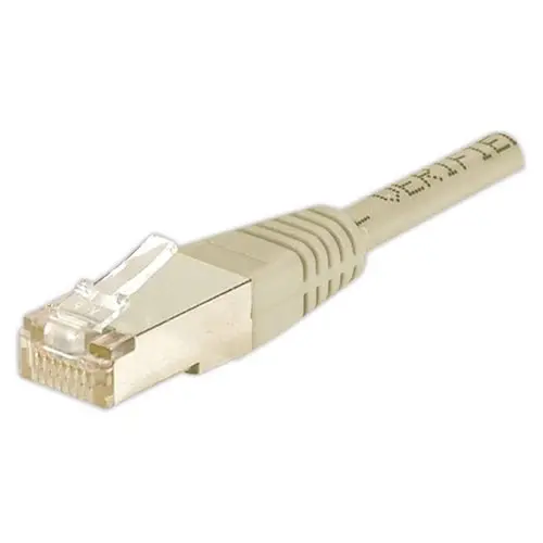 C&acirc;ble r&eacute;seau RJ45 FTP CAT5E 0,5m gris photo du produit