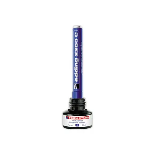 Recharge pour marqueurs permanents - Noir - Edding photo du produit