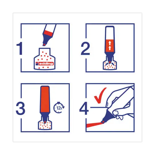 Surligneur - pointe large - ECOLINE E24 - bleu clair - EDDING photo du produit