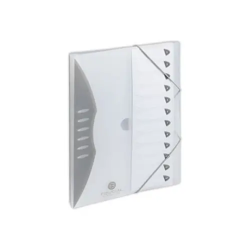 Trieur à soufflets en polypropylène - 12 positions - incolore - FIDUCIAL photo du produit