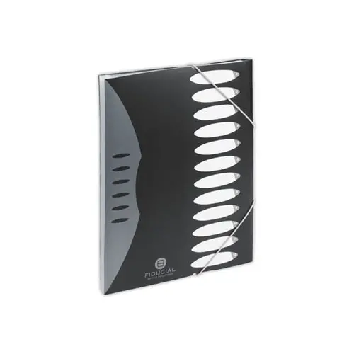 Trieur &agrave; soufflets  en polypropyl&egrave;ne - 12 positions  - noir - FIDUCIAL photo du produit