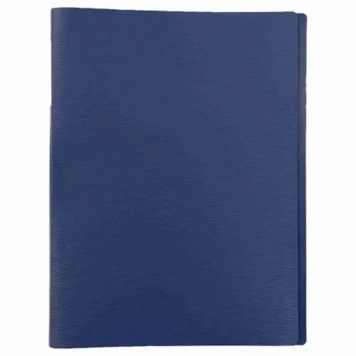 Prot&egrave;ge-documents - A4 - 30 poches - bleu fonc&eacute; - Fiducial photo du produit