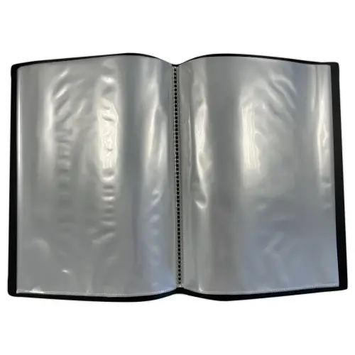 Prot&egrave;ge-documents - A4 - 30 poches - noir - Fiducial photo du produit