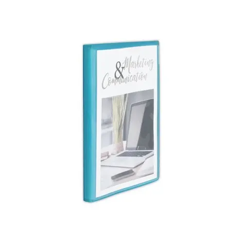 Prot&egrave;ge-documents personnalisable  - 60 poches - bleu - Fiducial photo du produit
