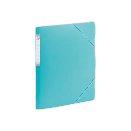 Chemise 3 rabats à élastiques - Polypropylène - Bleu - FIDUCIAL photo du produit