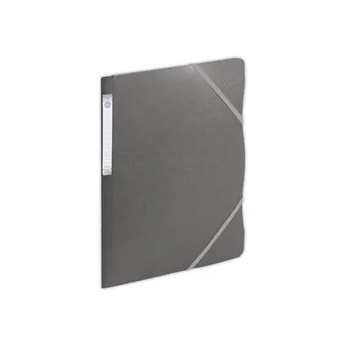 Chemise 3 rabats &agrave; &eacute;lastiques - polypropyl&egrave;ne  5/10e - gris - FIDUCIAL photo du produit