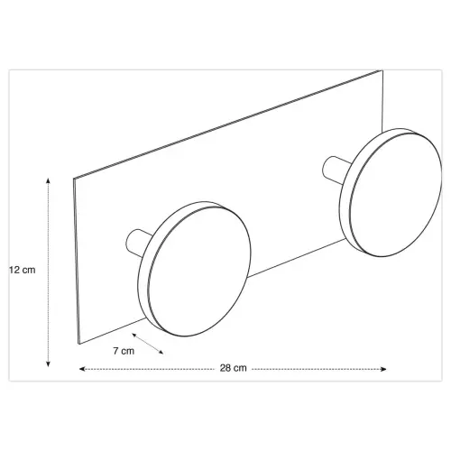 Pat&egrave;re double - Magn&eacute;tique - ALBA photo du produit