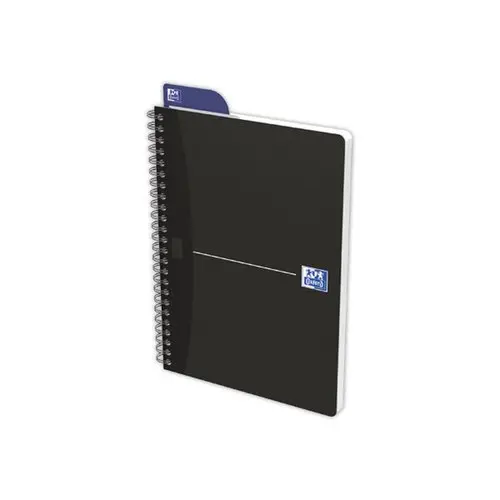 Cahier spirale A5 Essentials - 5x5 - 180 pages - Noir - Oxford photo du produit