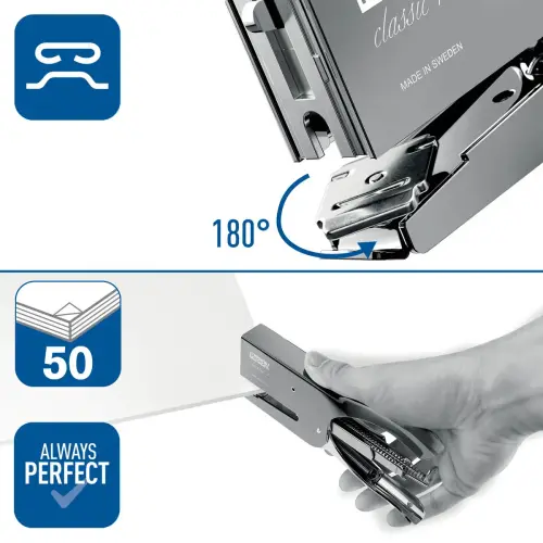 Pince agrafeuse Rapid Classic K1 - Blanc - Rapid photo du produit