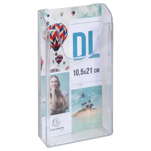 Porte-brochures à dos plat - 1/3 A4 - EXACOMPTA photo du produit