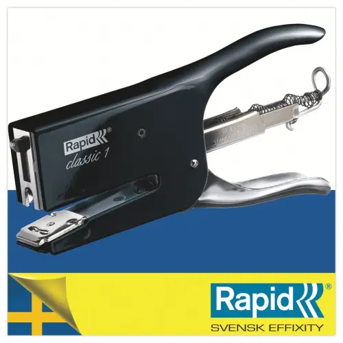 Pince agrafeuse Rapid Classique K1 - Noir - RAPID photo du produit