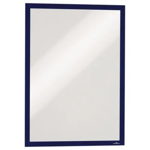 2 Cadres d'affichage adhésifs Duraframe - A3 - Bleu - Durable photo du produit