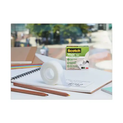 Rouleau d'adhésif invisible Magic 900 - 33 m x 19 mm - 3M Scotch photo du produit