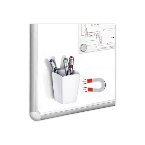 Pot &agrave; crayons Gloss magn&eacute;tique &ndash; Blanc &ndash; CEP photo du produit