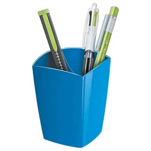 Pot &agrave; crayons Gloss magn&eacute;tique &ndash; Bleu &ndash; CEP photo du produit