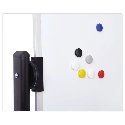 Tableau blanc pivotant et mobile effaçable à sec 120 x 150 cm photo du produit