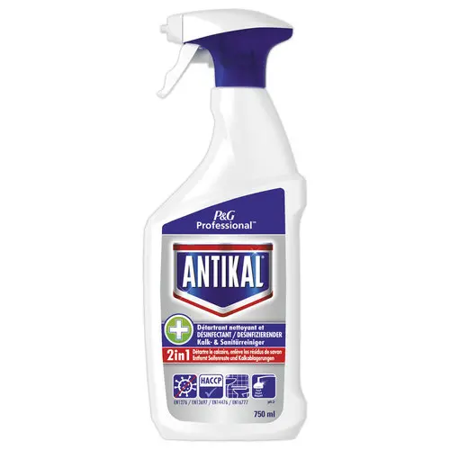 Spray professionnel désinfectant et anti-calcaire - 750 ml - ANTIKAL photo du produit