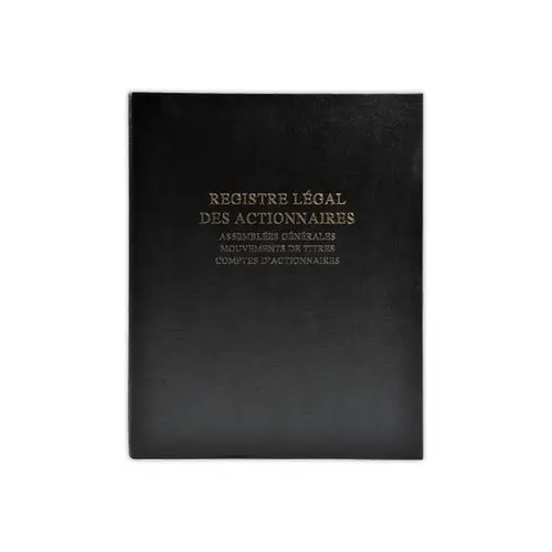 Registre des actionnaires pour SA et SAS photo du produit