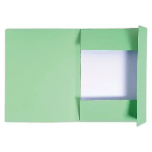 50 Chemises 3 rabats carton 280 g - Format A4 - vert - Exacompta photo du produit