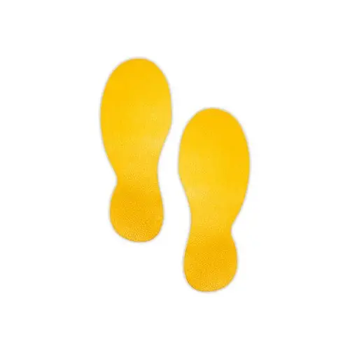 5 Adhésifs de marquage au sol 'Paire de pieds' - Antidérapant - DURABLE photo du produit
