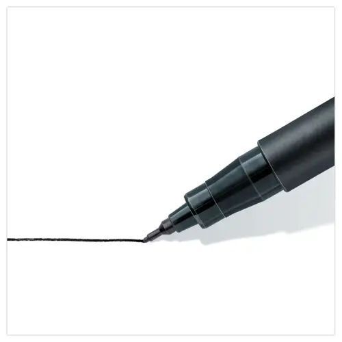 Feutre de r&eacute;troprojection permanent Lumocolor - 0,4mm - noir - Staedtler photo du produit