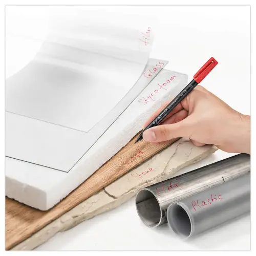 Feutre de rétroprojection permanent Lumocolor - 0,4mm - rouge - STAEDTLER photo du produit