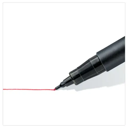 Feutre de rétroprojection permanent Lumocolor - 0,4mm - rouge - Staedtler photo du produit