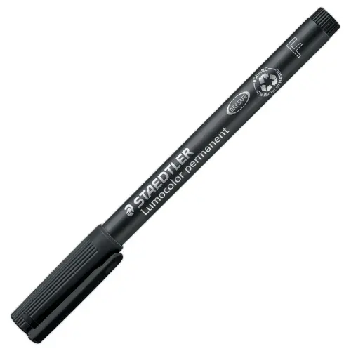 Feutre permanent universel Lumocolor - 0.6 mm - Noir - Staedtler photo du produit