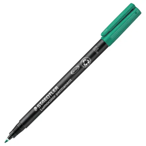 Feutre permanent universel Lumocolor - 0.6 mm - Vert - Staedtler photo du produit
