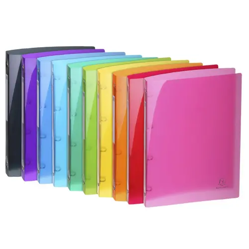 20 Classeurs translucides Iderama - Coloris assortis - Exacompta photo du produit