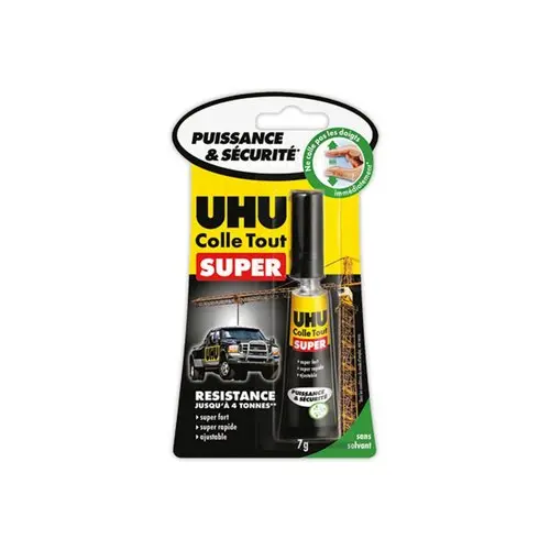 Tube de colle - colle tout - Gel 7g - UHU photo du produit