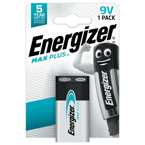 Pile alcaline Max Plus 6LR61- 9V - ENERGIZER photo du produit