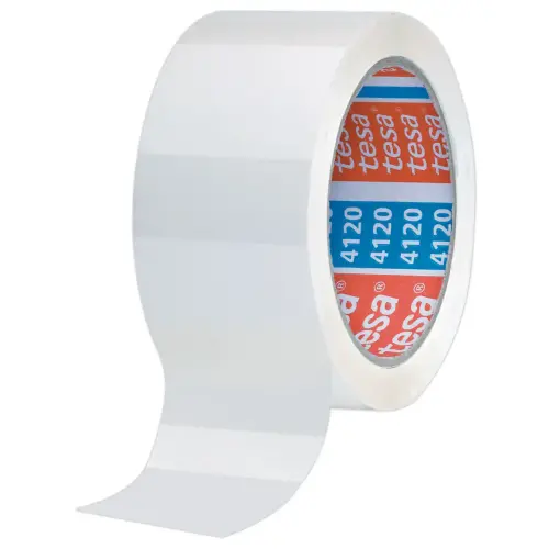 Rouleau d'adhésif d'emballage en PVC - Transparent - 100 m x 50 mm - TESA photo du produit