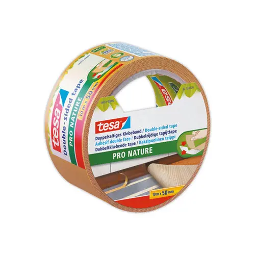 Rouleau d'adhésif double face - sols - 10m x 50mm - TESA photo du produit